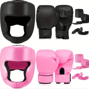 Set de boxeo de 14 piezas, incluye 2 pares de guantes de boxeo de 16 oz
