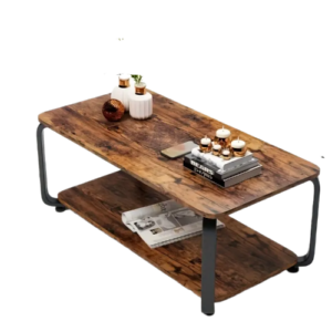 Mesa de café de doble capa