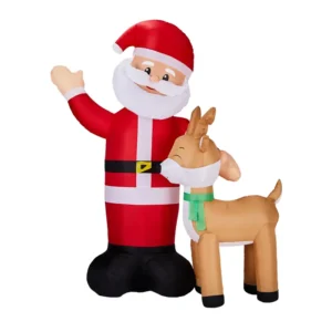 Papá Noel y un Reino de 6.3 pies hechos de poliéster 210D