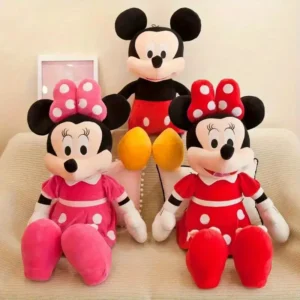 Juguetes de peluche de Disney Kawaii Mickey y Minnie
