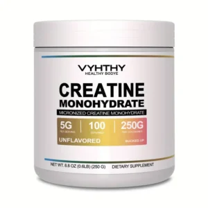VYHTHY Creatina Monohidrato en Polvo 250g (50 Porciones)