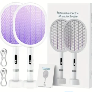 Matamoscas Electrónico para Mosquitos, Portátil o Colocado Automáticamente para Uso, Tipo C con Doble Puerto de Carga Rápida