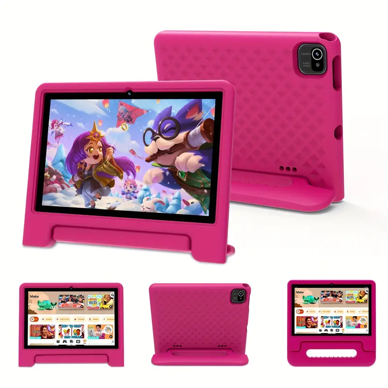 Tableta Android 13, 10.1 pulgadas para Niños, 1280*800, 4GB (2GB+2GB Expandible) ROM, 32GB RAM