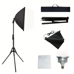 Kit de Iluminación Profesional para Fotografía con Softbox de 20″x28″