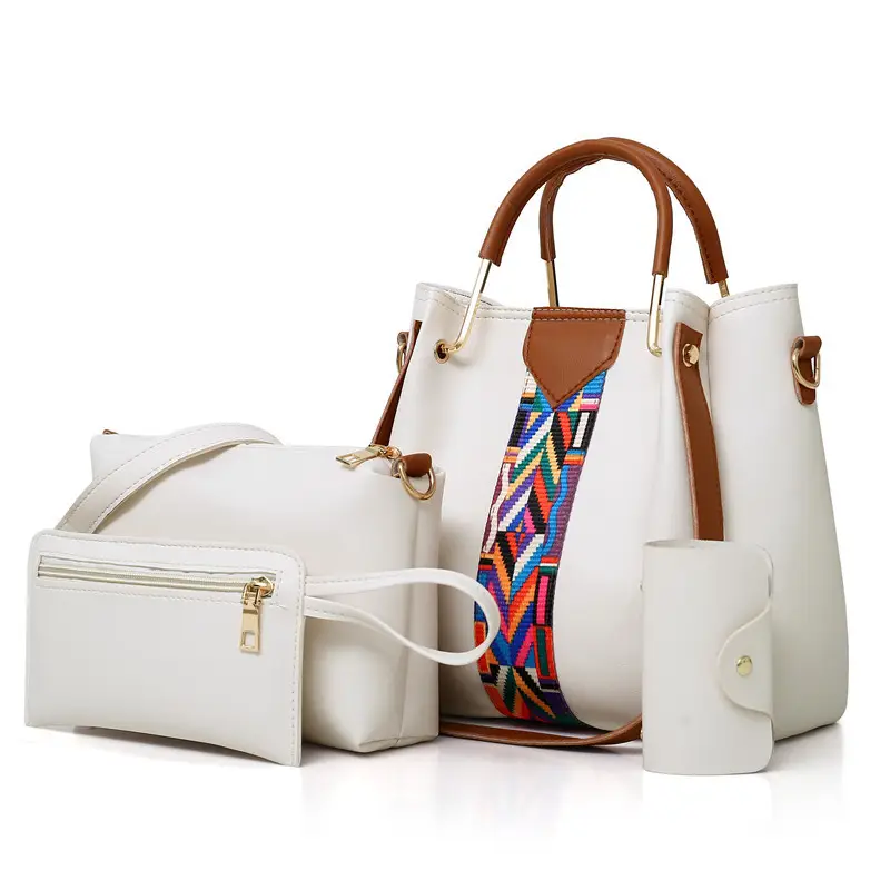 4 piezas, conjunto de bolso de mujer