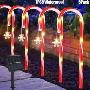 5 Pack Luces Navideñas Impermeables para Exteriores