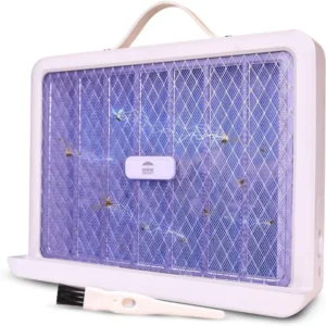 Matamoscas Eléctrico, Trampa de Luz UV LED para Mosquitos, Portátil