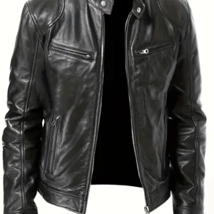 Chaqueta Casual para Hombre con Cuello Alto