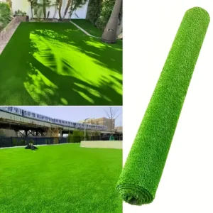 Alfombra de césped artificial de lujo grande con material plástico  uso en interiores y exteriores 78.74×39,97 pulgadas