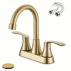 Grifo de Lavabo Moderno sin Plomo de 4 Pulgadas