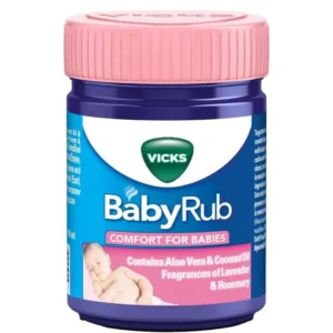 Vicks BabyRub Ungüento Calmante para Bebés 50ml con Aloe Vera y Aceite de Coco