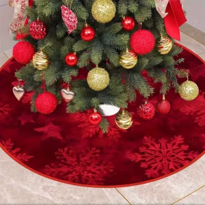 Tapete de árbol de Navidad de una pieza