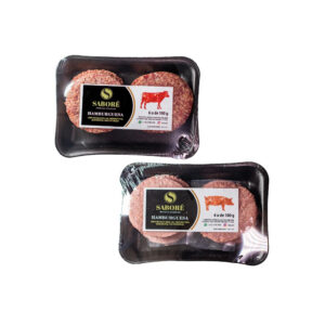 Hamburguesas de res + Hamburguesas de cerdo