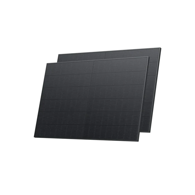 PANEL SOLAR RIGIDO EcoFlow 400W Y PIES DE MONTAJE