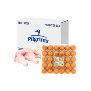 Caja de muslo de pollo + huevo criollo