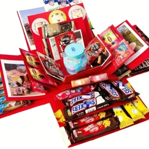 Caja Sorpresa de Regalo Hecho en Casa, Snack Pop-up