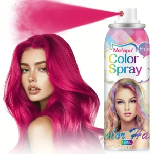 Spray de tinte para pelo Mefapo, tinte temporal desechable para hombres y mujeres, 4,06 oz/4,06 us