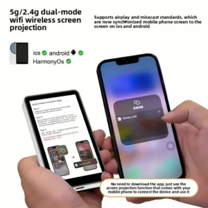 Pantalla de monitor selfie inalámbrica para iPhone y Android