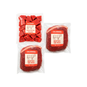 Carne de res troceada + Bistec de res