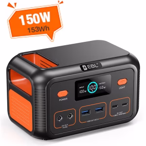 Estación de Energía Portátil Generador Solar Bateria LiFePO4 EBL 150W