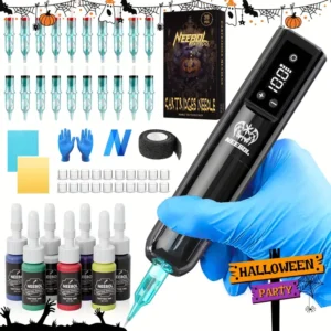 Kit Completo de Máquina de Tatuaje Neebol
