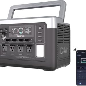 Estacion de energia OUKITEL P1000 Plus + Protectro de voltaje 1800W- 3600 pico /1024wh