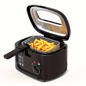 Freidora Eléctrica de 1500W, Capacidad de 84.54 oz