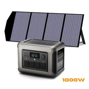 Estacion de energia ALLPOWERS 1800W + 1 o 2 UNIDADES DE PANEL SOLAR 120W