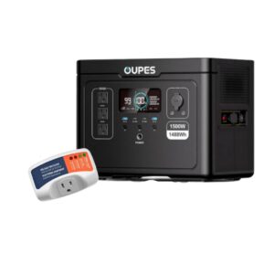 Estación de Energía OUPES Exodus + Protector de voltaje 1500W / 1488wh