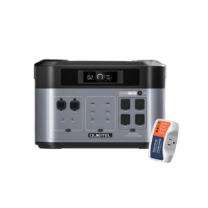 Estacion de Energia OUKITEL BP2000 PRO + protector de Voltaje 3300W/ 7200W