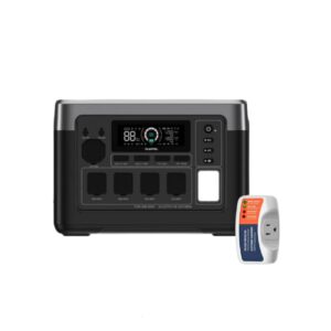 Estacion de energia OUKITEL P1000 Plus + Protectro de voltaje 1800W- 3600 pico /1024wh