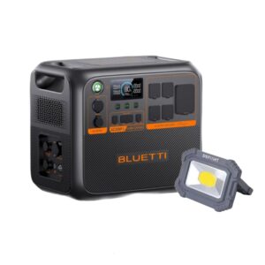 Estación de energía BLUETTI AC200PL + Lampara recargable 2400W /2304 wh