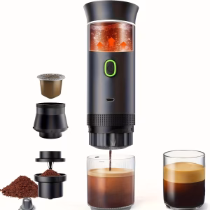 Mini Cafetera Autocalentable 3 en 1 Recargable