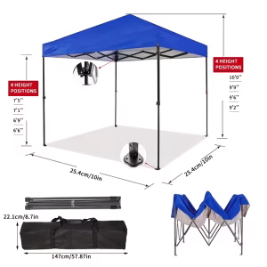 Carpa Pop Up para Exteriores 10'X10
