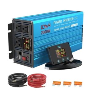 Invertidor de corriente pro 2000 watts pure sine wave