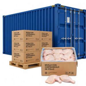 Contenedor de Pollo Cuartos Traseros Agranel (USA)