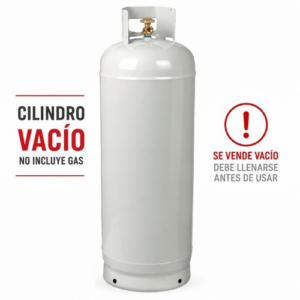 Balon de gas de 100 lbs con su valvula (vacio)
