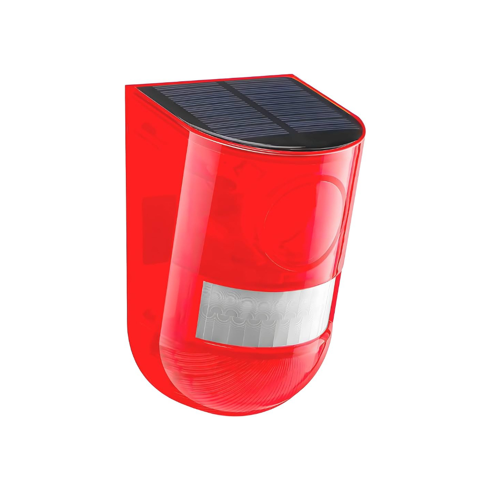 Alarma solar de luz y sonido con sensor de movimiento Estone