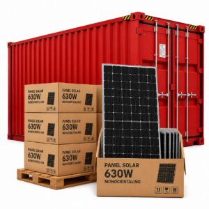 Contenedor de Paneles Solares DAH 630W