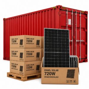 Contenedor de Paneles Solares DAH 720W