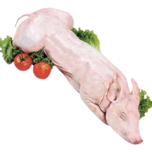 Cerdo pequeno entero sin viceras