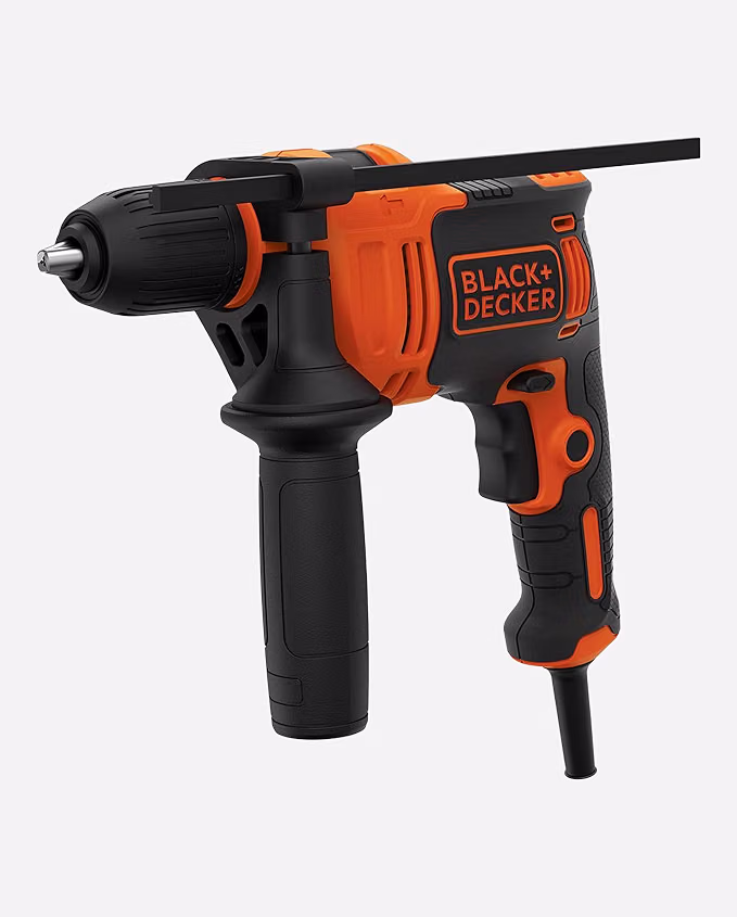( AMAZON ) Taladro percutor BLACK+DECKER , 6.5 amperios, 1/2 pulgada (BEHD201)