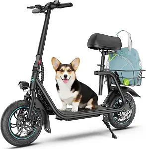 ( AMAZON ) Gyroor Electric Scooter with Seat for Adults C1 450W Motor 20 Miles
