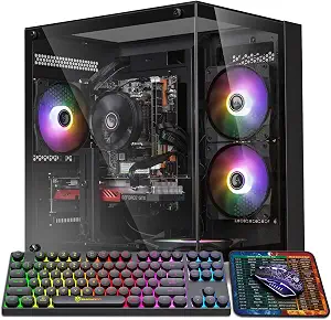 ( AMAZON ) Computadora de escritorio para juegos, CPU i5 hasta 3.6GHz, 16 GB de RAM
