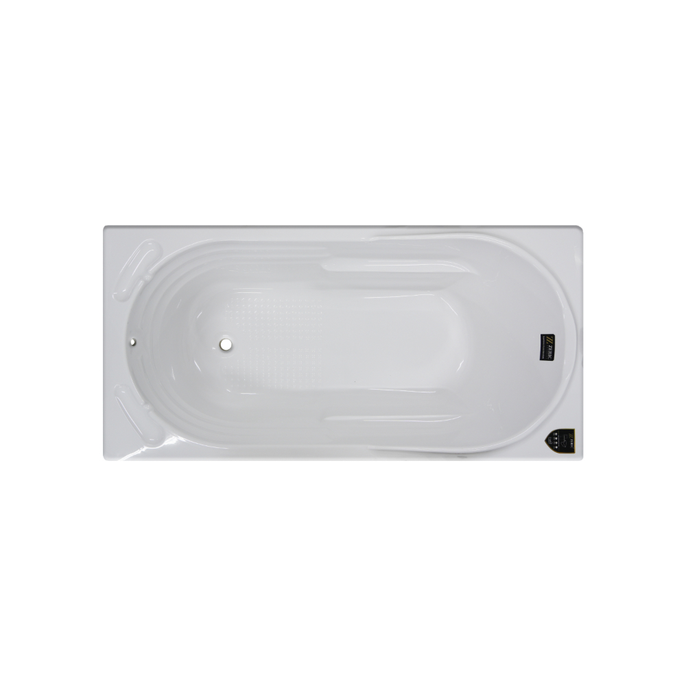 Bañera acrílica rectangular color blanco Zeric Modelo sfs-1