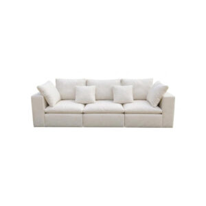 Sofá modular confort color blanco crema el-C016 Elements