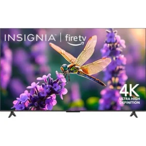 ( AMAZON ) TV Insignia 65" Class F50 Series LED 4K UHD Smart Fire TV, control remoto por voz con Alexa, transmisión de TV en vivo sin cable