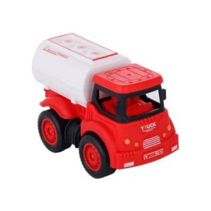 Camión cisterna de juguete blanco y rojo Toys